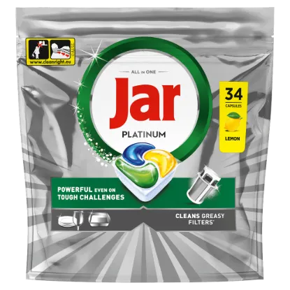 Jar Platinum Mosogatókapszula, Lemon, , 34 Mosogatókapszula termékhez kapcsolódó kép