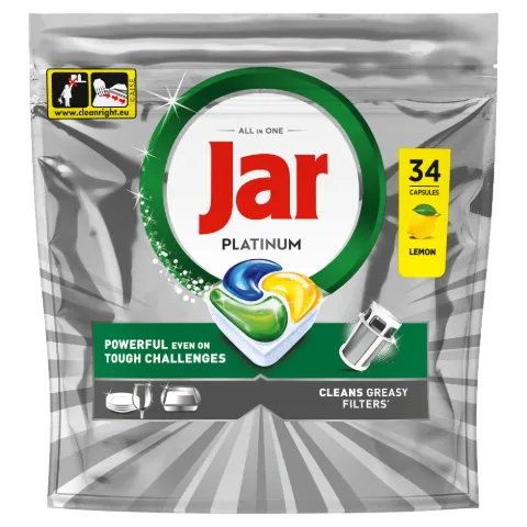 Jar Platinum Mosogatókapszula, Lemon, , 34 Mosogatókapszula termékhez kapcsolódó kép