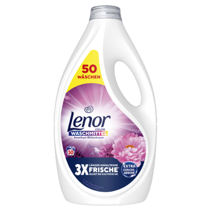 Lenor folyékony mossószer 50 mosás 2,25l Amethyst Flower Color termékhez kapcsolódó kép