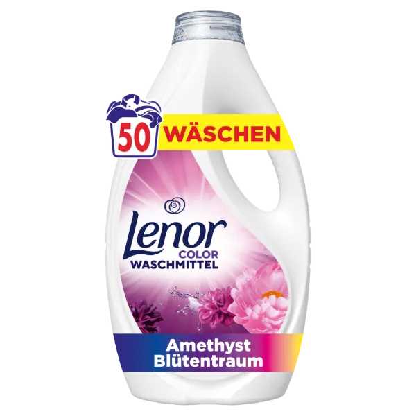Lenor folyékony mossószer 50 mosás 2,25l Amethyst Flower Color termékhez kapcsolódó kép