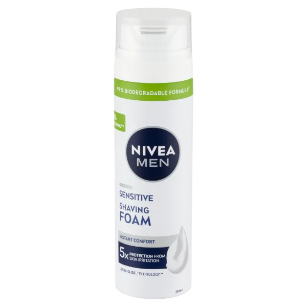 NIVEA MEN Sensitive borotvahab 200 ml termékhez kapcsolódó kép