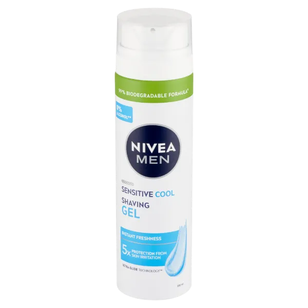 NIVEA MEN Sensitive Cool borotvagél 200 ml termékhez kapcsolódó kép