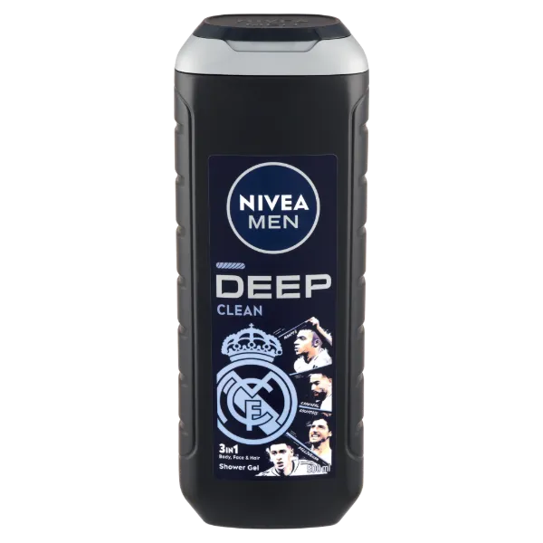 Nivea Men Tusfürdő 500 ml Deep Clean Real Madrid limitált kiadás termékhez kapcsolódó kép