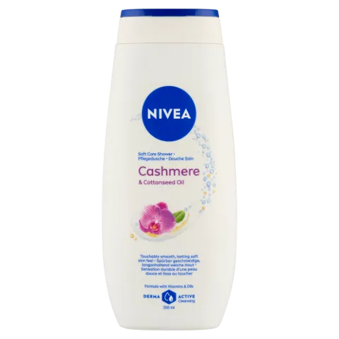NIVEA Cashmere & Cottonseed Oil ápoló hatású krémtusfürdő 250 ml termékhez kapcsolódó kép