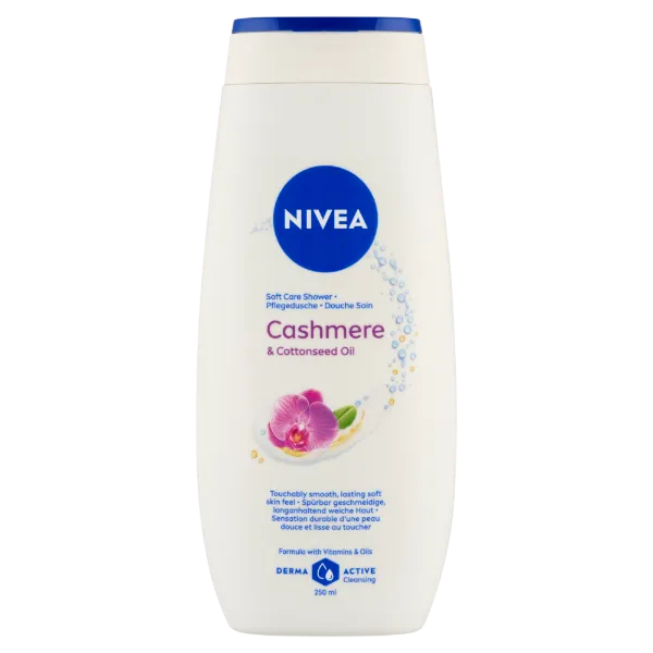 NIVEA Cashmere & Cottonseed Oil ápoló hatású krémtusfürdő 250 ml termékhez kapcsolódó kép