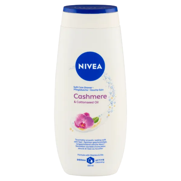 NIVEA Cashmere & Cottonseed Oil ápoló hatású krémtusfürdő 250 ml termékhez kapcsolódó kép