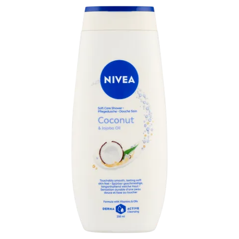 NIVEA Coconut & Jojoba Oil ápoló hatású krémtusfürdő 250 ml termékhez kapcsolódó kép