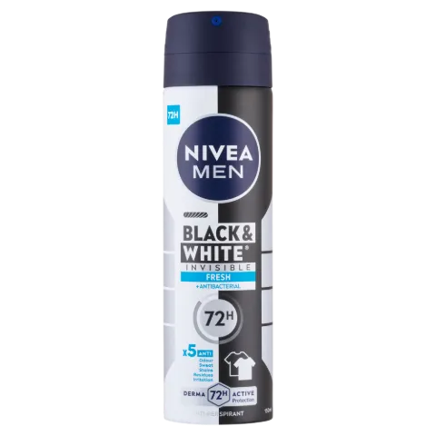 NIVEA MEN Black & White Invisible Fresh izzadásgátló 150 ml termékhez kapcsolódó kép