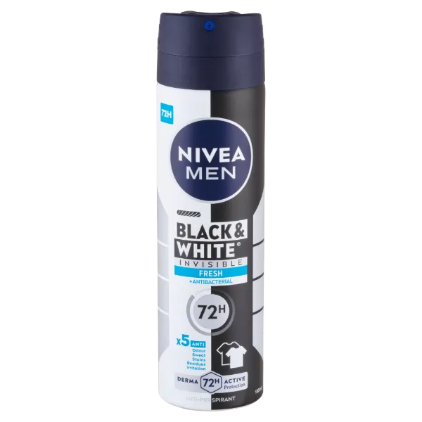 NIVEA MEN Black & White Invisible Fresh izzadásgátló 150 ml termékhez kapcsolódó kép