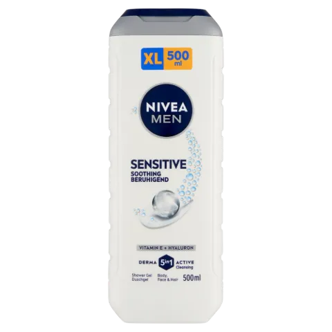 NIVEA MEN Sensitive tusfürdő tusoláshoz, arc- és hajmosáshoz 500 ml termékhez kapcsolódó kép
