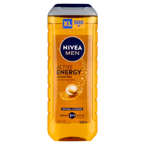 NIVEA MEN Active Energy tusfürdő 500 ml termékhez kapcsolódó kép