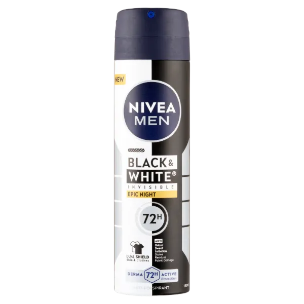 NIVEA MEN Black & White Invisible Epic Night izzadásgátló 150 ml termékhez kapcsolódó kép