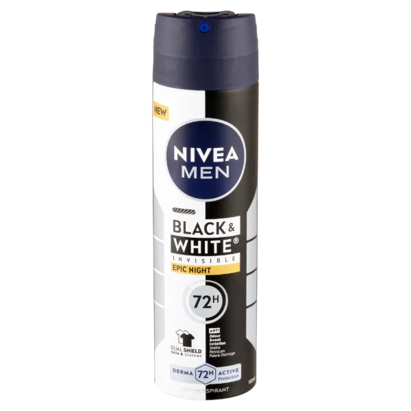 NIVEA MEN Black & White Invisible Epic Night izzadásgátló 150 ml termékhez kapcsolódó kép