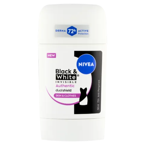 NIVEA Black & White Invisible Authentic izzadásgátló 50 ml termékhez kapcsolódó kép