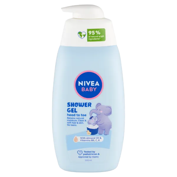 NIVEA Baby Head to Toe babasampon és fürdető 500 ml termékhez kapcsolódó kép