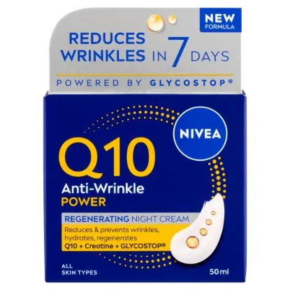 NIVEA Q10 Power 50ml Ránctalanító Éjszakai Arckrém termékhez kapcsolódó kép