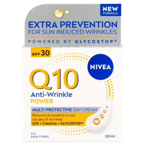 NIVEA Q10 Power 50ml Ránctalanító Nappali Arckrém SPF30 termékhez kapcsolódó kép