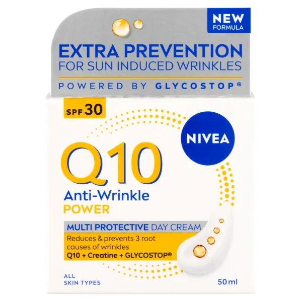 NIVEA Q10 Power 50ml Ránctalanító Nappali Arckrém SPF30 termékhez kapcsolódó kép