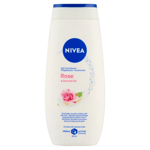 NIVEA krémtusfürdő 250ml Rose & Almond Oil termékhez kapcsolódó kép