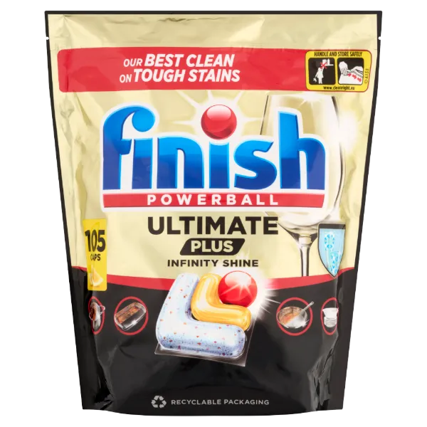 Finish Ultimate Plus Infinite Shine 105 db termékhez kapcsolódó kép