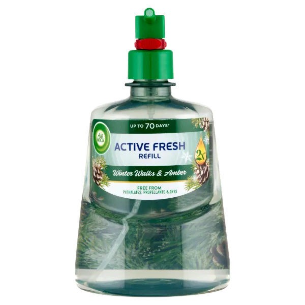 Air Wick Active Fresh utántöltő - Téli erdő és borostyán, 228ml termékhez kapcsolódó kép