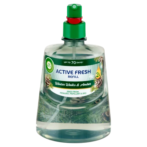 Air Wick Active Fresh utántöltő - Téli erdő és borostyán, 228ml termékhez kapcsolódó kép