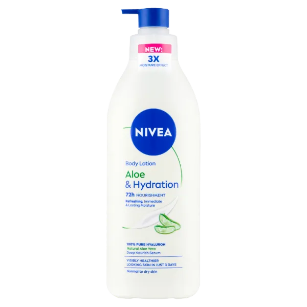 Nivea Aloe & Hydration testápoló tej - 400 ml termékhez kapcsolódó kép