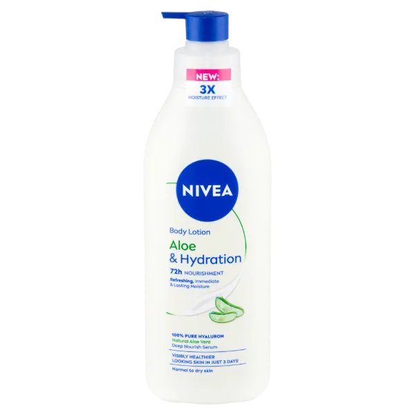 Nivea Aloe & Hydration testápoló tej - 400 ml termékhez kapcsolódó kép