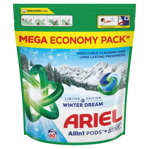 Ariel mosókapsz. Winter Dream limited 60 db termékhez kapcsolódó kép