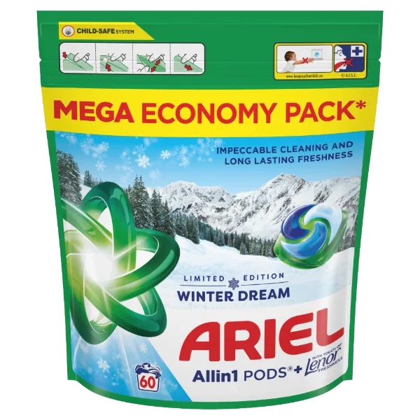 Ariel mosókapsz. Winter Dream limited 60 db termékhez kapcsolódó kép