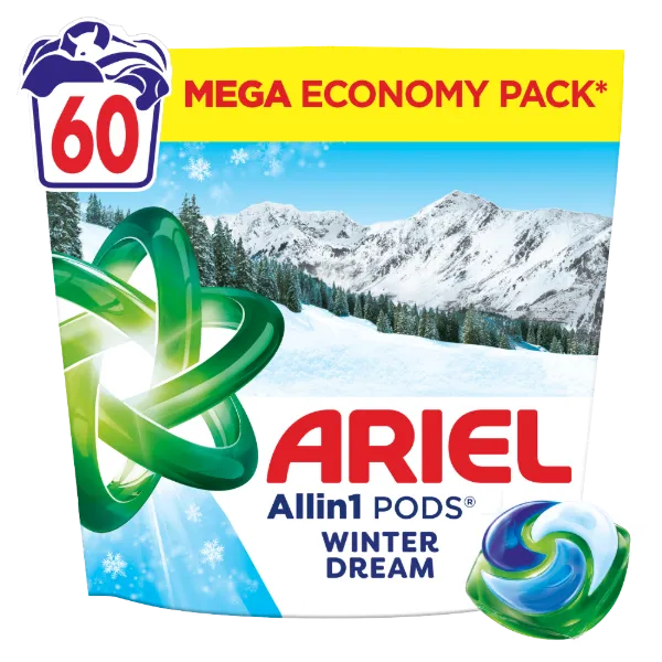 Ariel mosókapsz. Winter Dream limited 60 db termékhez kapcsolódó kép