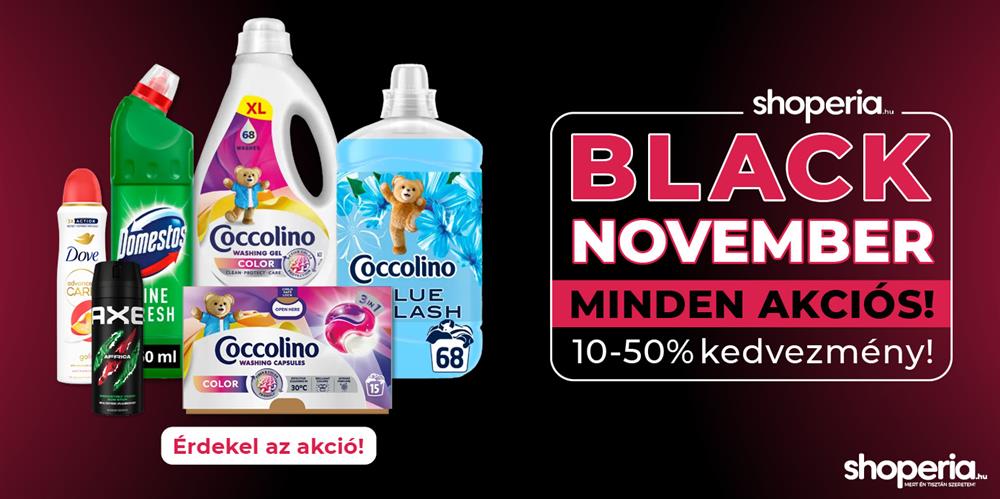 Shoperia.hu Black November Unilever